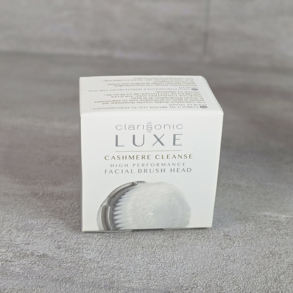 Clarisonic Luxe Cashmere Cleanse Replacement Facial Brush Head DISCONTINUED NEW